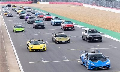 More Than 380 Lamborghini Models Raced Together To Mark The Brand’s 60th Anniversary - autojosh