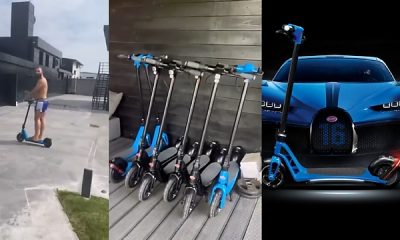 Andrew Tate Buys 10 Bugatti Scooters Worth $12,000 After His 15 Supercars Were Seized - autojosh