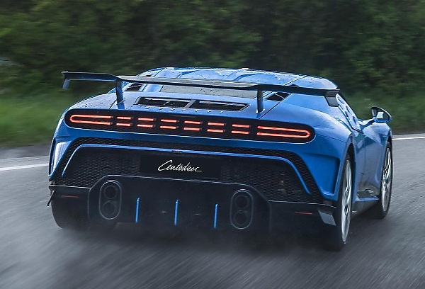 One-off Bugatti Chiron Profilée sells for record $10.7M at auction