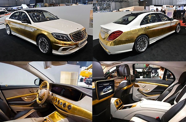 FIRST LOOK: Carlsson CS 50 - S Class with 24ct Gold at Geneva 2014 