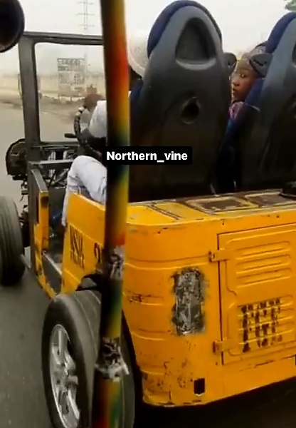 Customized 2-seater Keke With Steering Wheel, 4 Car Tyres, Spotted In Northern Part Of Nigeria - autojosh 