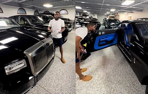 Floyd Mayweather Shows Off His All-black Supercars, Part Of His Over 100 Luxury Cars - autojosh 