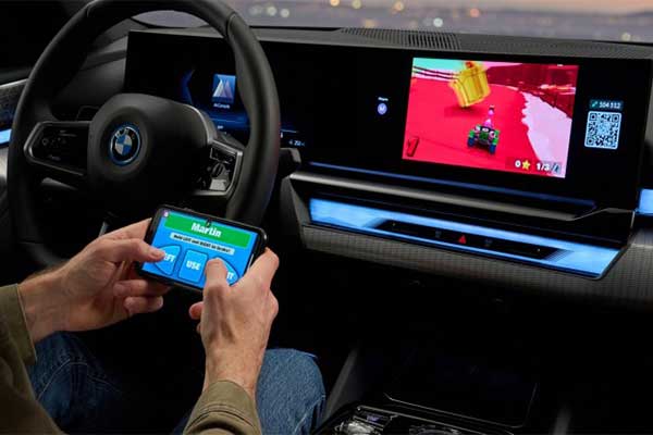 AirConsole In Car Gaming Now A Feature On The BMW i5 EV
