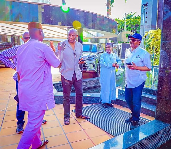 Today's Photos : Gov. Sule Of Nasarawa Visits Dangote Ahead Of Tomorrow's Unveiling Of Refinery - autojosh 