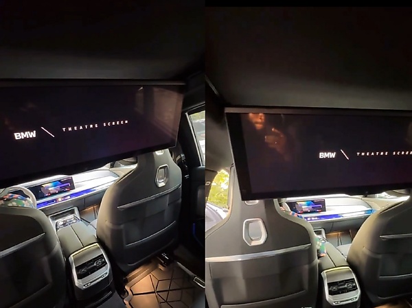 Nigerian Car Dealer Shows Off Massive 31-inch “Theater Screen” In 2023 BMW 7-Series That Is Up For Sale - autojosh 