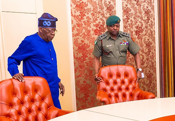 Today's Photos : President Tinubu Resumes At His Office, Inspects Brigade of Guards - autojosh