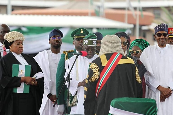 President Tinubu Rides In Mercedes G-Class Parade Car To Inspect The Guard Of Honour - autojosh 