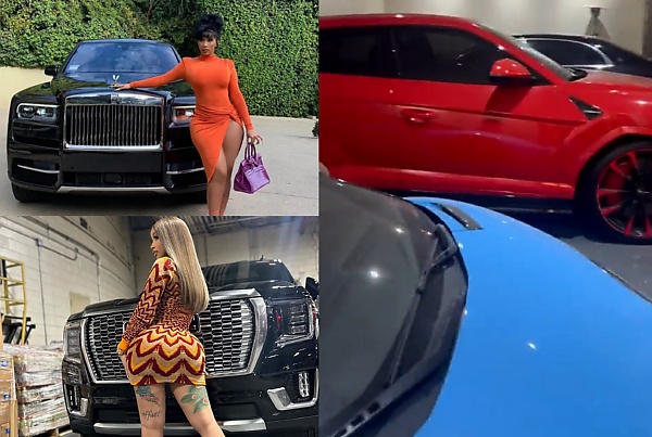 Offset Parties With Cardi B Buys Her a New RollsRoyce SUV  XXL