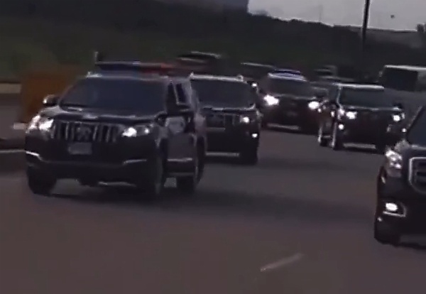 Watch As Convoy Of Over 120 Vehicles Escort President Tinubu To His Residents In Lagos - autojosh 