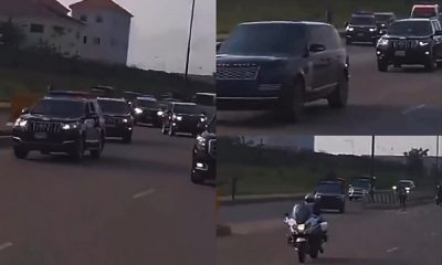 Watch As Convoy Of Over 120 Vehicles Escort President Tinubu To His Residents In Lagos - autojosh