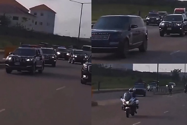 Watch As Convoy Of Over 120 Vehicles Escort President Tinubu To His Residents In Lagos - autojosh