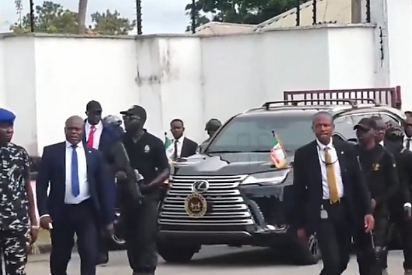 Cross River State Governor, Bassey Edet Otu : His Official Car, An Armored Lexus LX 600 SUV - autojosh
