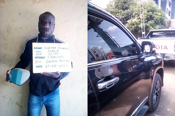 Delivery Man, Who Specializes In Stealing Lexus Side Mirrors, Arrested In Lagos (Pictures) - autojosh