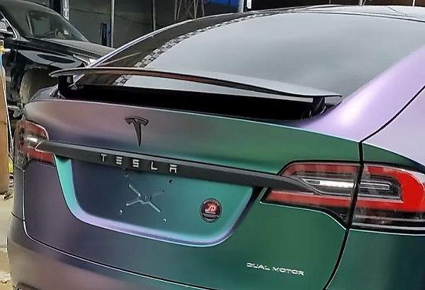 Picture Of Electric Tesla Model X With “FUEL - LOL” Number Plate Resurfaces Again Amid Hike In Fuel Price - autojosh 
