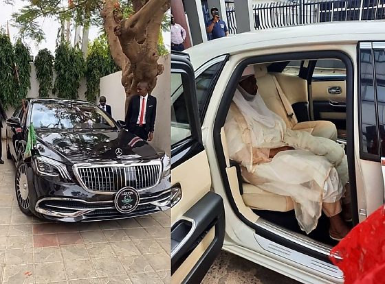 Cars Inside Emir Of Bichi, Nasiru Ado Bayero's Garage, From Mercedes-Maybach To Rolls-Royce - autojosh