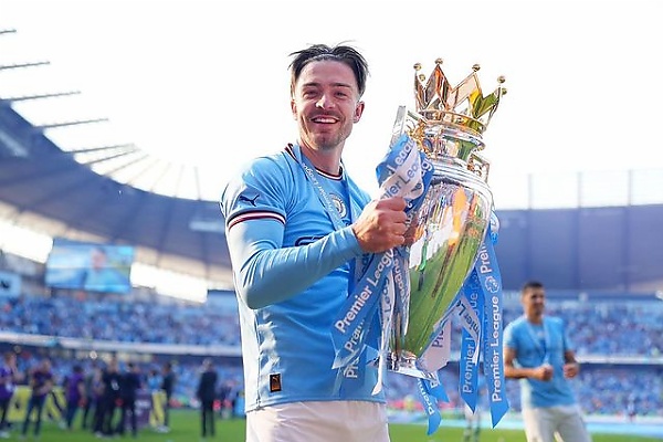 Jack Grealish Wraps His Lamborghini In Man City Colours To Celebrate Premier League Title, FA Cup - autojosh 