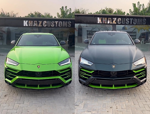 Khaz Customs Gives Wizkid’s ₦350 Million Lamborghini Urus A Stunning New Wrap - autojosh