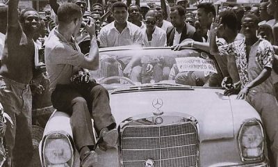 Muhammad Ali Chauffeured In Open-top Mercedes In Ghana During His African Tour In 1964 - autojosh