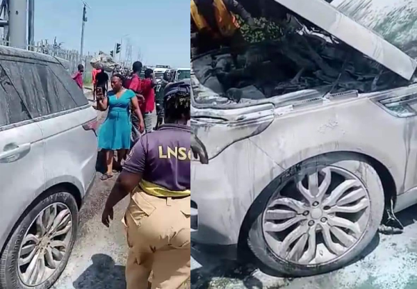Range Rover Sport Catches Fire In Lagos As Land Rover Recalls 2018-2022 Models Over Engine Fire Risk - autojosh