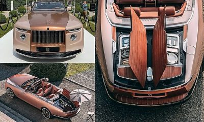 Take A Look At The Back Of The World's Most Expensive New Car, $28M Rolls-Royce Boat Tail - autojosh