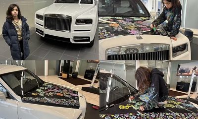 Rolls-Royce Cullinan Hand-painted By A 10-year-old Art Prodigy Sold For Staggering $450,000 - autojosh
