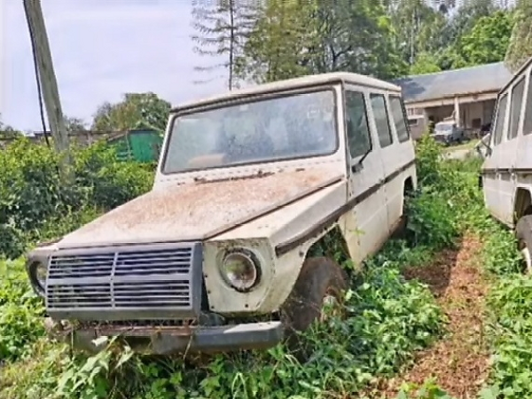 A Battered And Rusty 1994 Mercedes G-Wagon Body Sells For N13 Million At Auction In Kenya - autojosh 