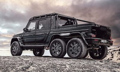 Brabus Unleashes XLP 900 6×6 Superblack, A 900-hp Six-wheeled G-Wagon On Steroids - autojosh