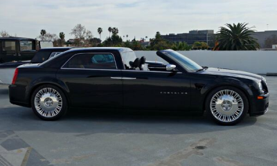 Today's Photos : Chrysler 300C Hollywood Limo Has Suicide Doors, No Roof Over Front Seats - autojosh