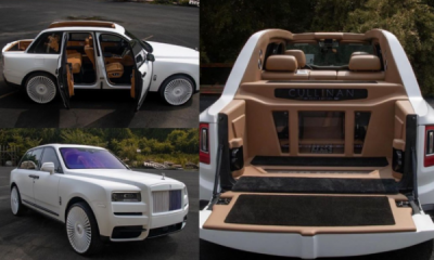 “Cullinan Vert Edition” : Rapper Lil Uzi Vert Gifts Himself Open-top Truck Based On Rolls-Royce Cullinan - autojosh