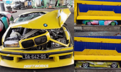 French Police Cracking Down On Car Drifting On Public Roads, Crushes Two BMWs - autojosh