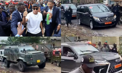 Check Out Kylian Mbappe's Convoy During His Visit To Cameroon - autojosh