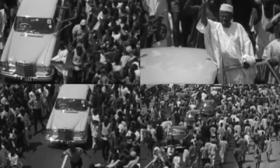 Throwback : Thousands Of Lagosians Welcome Chief Obafemi Awolowo To Lagos In 1966 - autojosh