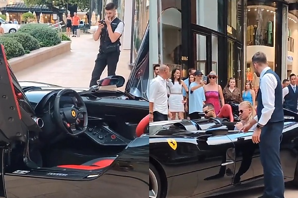 Man City Star Haaland Spotted In Monaco With A Roofless Ferrari Monza SP2 Worth $1.8 Million - autojosh