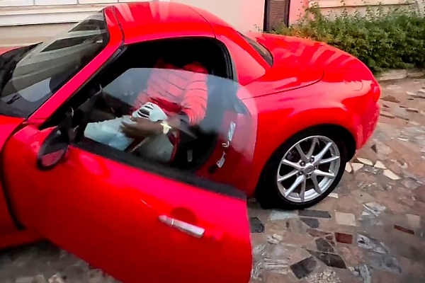 Actor Muyiwa Ademola Shows Off His 2-seater Mazda MX-5 Miata Convertible - autojosh 
