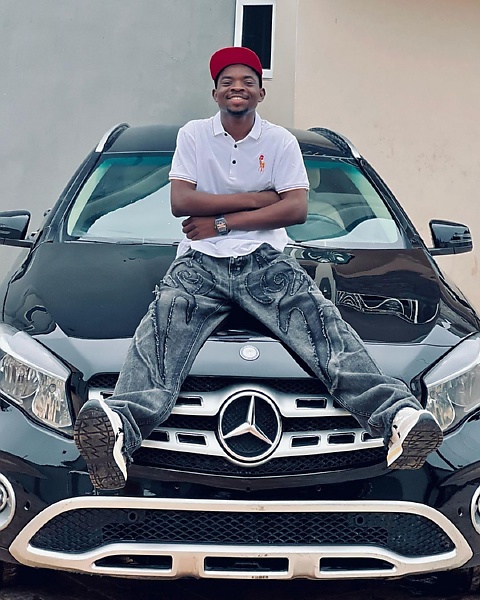 Nigerian Skit Maker, Erekere, Buys His First Car, A Mercedes GLA To Celebrate His Birthday - autojosh 