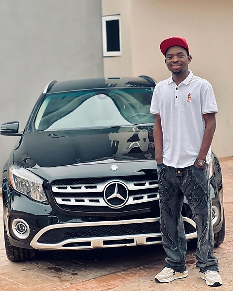 Nigerian Skit Maker, Erekere, Buys His First Car, A Mercedes GLA To Celebrate His Birthday - autojosh 