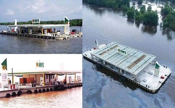 Today's Photos : NNPC Floating Filling Station In Buguma, Rivers State - autojosh