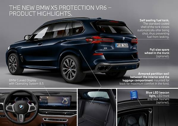 2024 BMW X5 Protection VR6 Arrives As 530-hp Armor-plated SUV - autojosh 