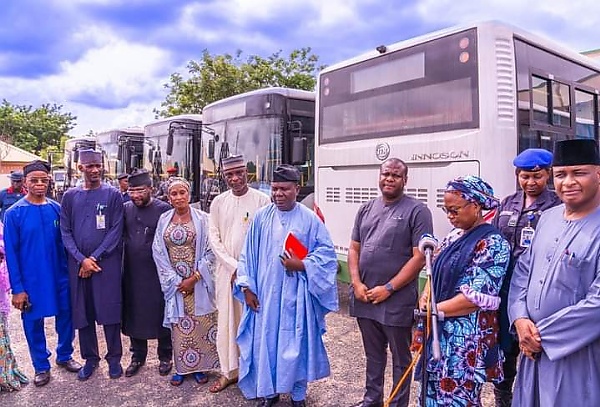 Adamawa State Govt Takes Delivery Of 10 Innoson CNG-powered Buses Worth Over N1 Billion - autojosh 