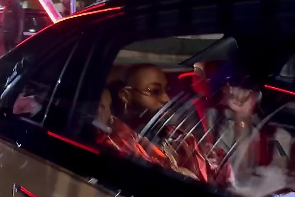 Davido Pulls Up To An Event While Seated In The First-class Seat Of Mercedes-Maybach S-Class By Virgil Abloh - autojosh 