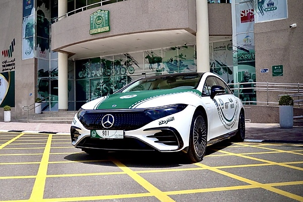Dubai Police Adds Electric Mercedes EQS 580, Days After Bentley Continental GT Joined Its Fleet - autojosh 