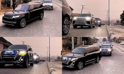 Check Out E-Money's N1 Billion Convoy With Range Rover, Lexus LX 600, 2 Toyota Land Cruiser 300 - autojosh