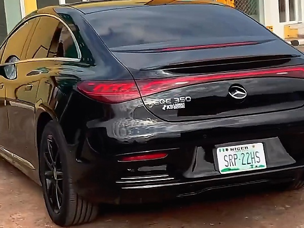Electric Mercedes-Benz EQE 350 Spotted Wearing 'Niger State' Plate, Likely The Only One In Nigeria - autojosh 