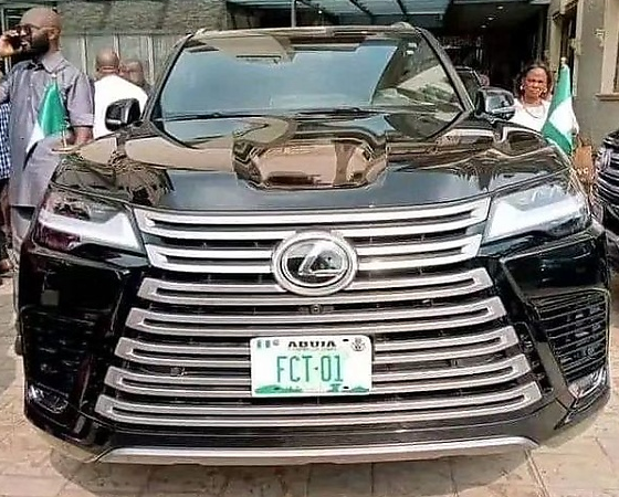 This Armored Lexus LX 600 Fitted With 'FCT - 01' Plate Reportedly Belong To FCT Minister, Wike - autojosh