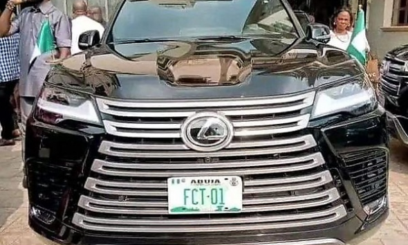 This Armored Lexus LX 600 Fitted With 'FCT - 01' Plate Reportedly Belong To FCT Minister, Wike - autojosh