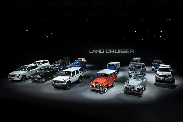 Today's Photos : Check Out The Iconic Land Cruisers On Display At The Unveiling Of 2024 Prado - autojosh 