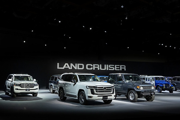 Today's Photos : Check Out The Iconic Land Cruisers On Display At The Unveiling Of 2024 Prado - autojosh 