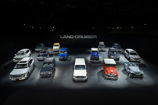 Today's Photos : Check Out The Iconic Land Cruisers On Display At The Unveiling Of 2024 Prado - autojosh 