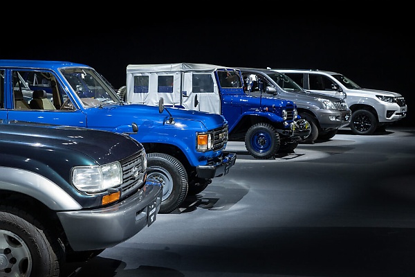 Today's Photos : Check Out The Iconic Land Cruisers On Display At The Unveiling Of 2024 Prado - autojosh 