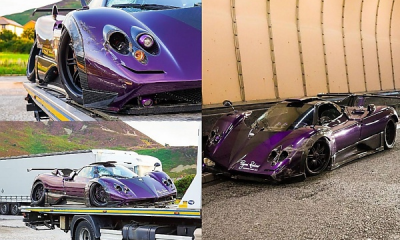 One-off Pagani Zonda Previously Owned By F1 Champ Lewis Hamilton Crashes In Wales - autojosh